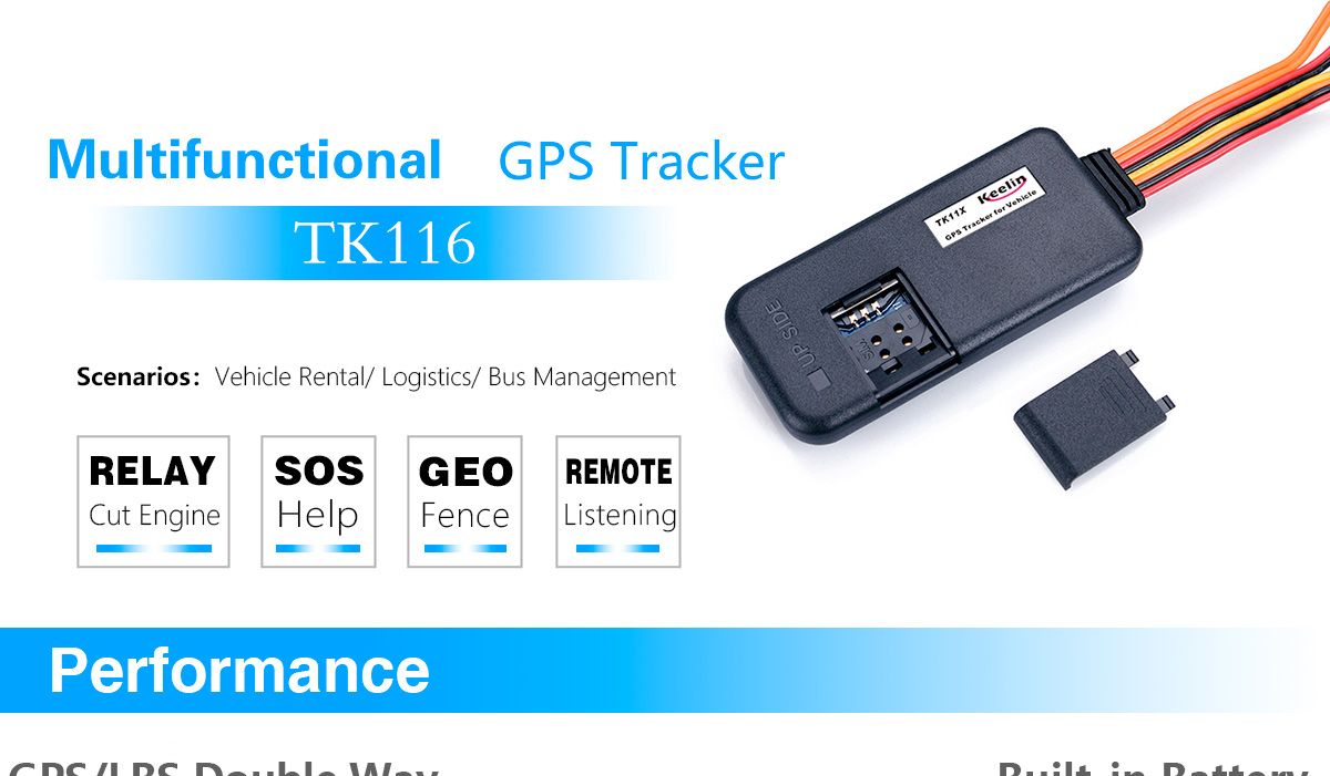Multifunctional GPS tracker TK116
