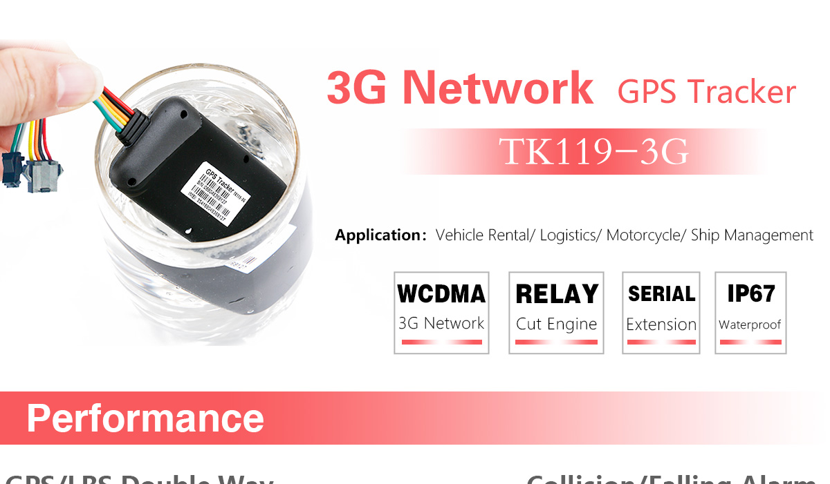3G GPS Tracker TK119-3G