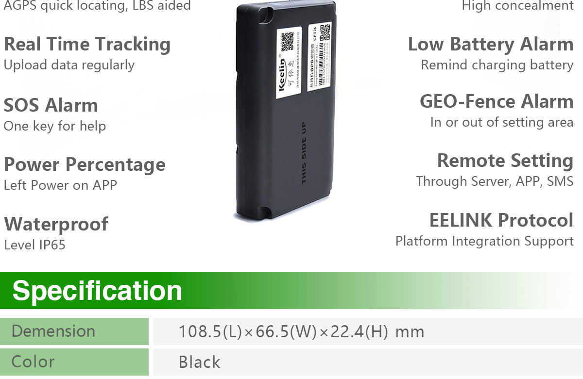 Long Standby GPS Tracker GPT26