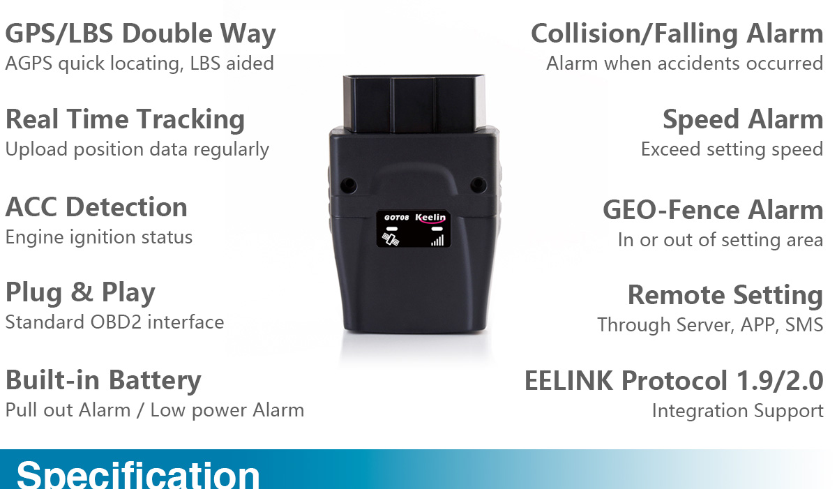 OBD interface GPS Tracker GOT08