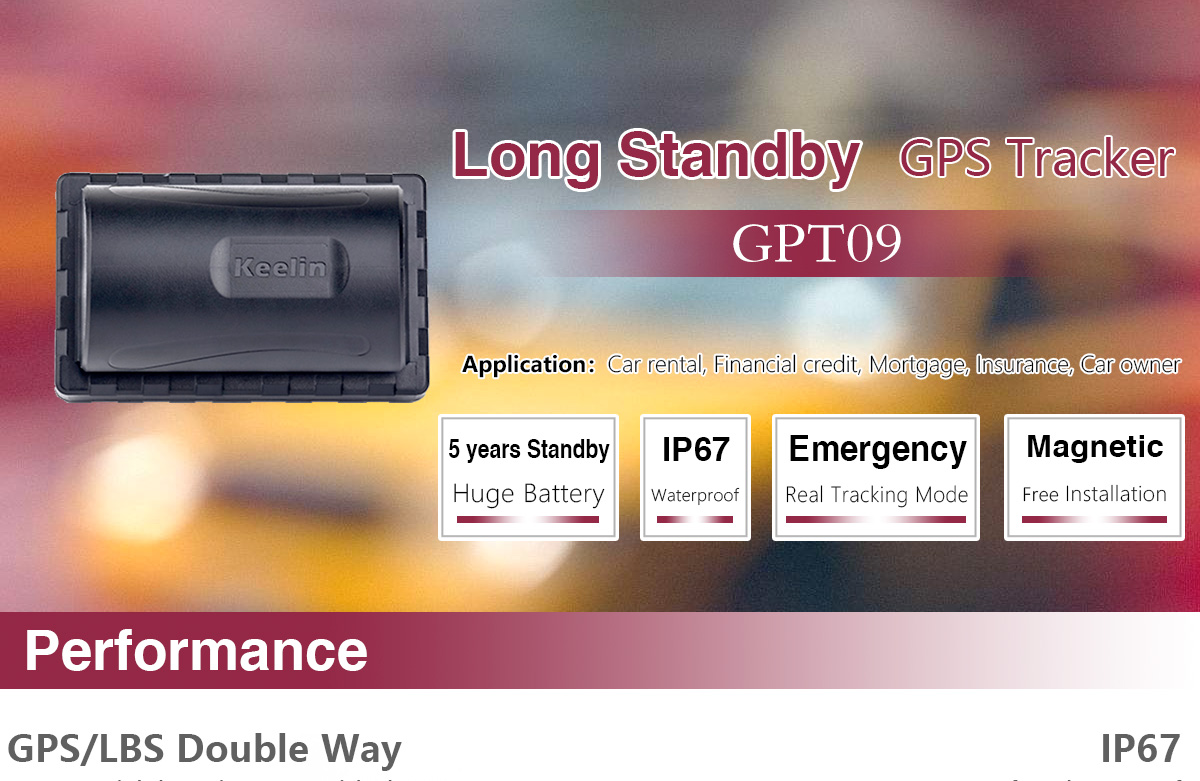 Long Standby GPS Tracker GPT09