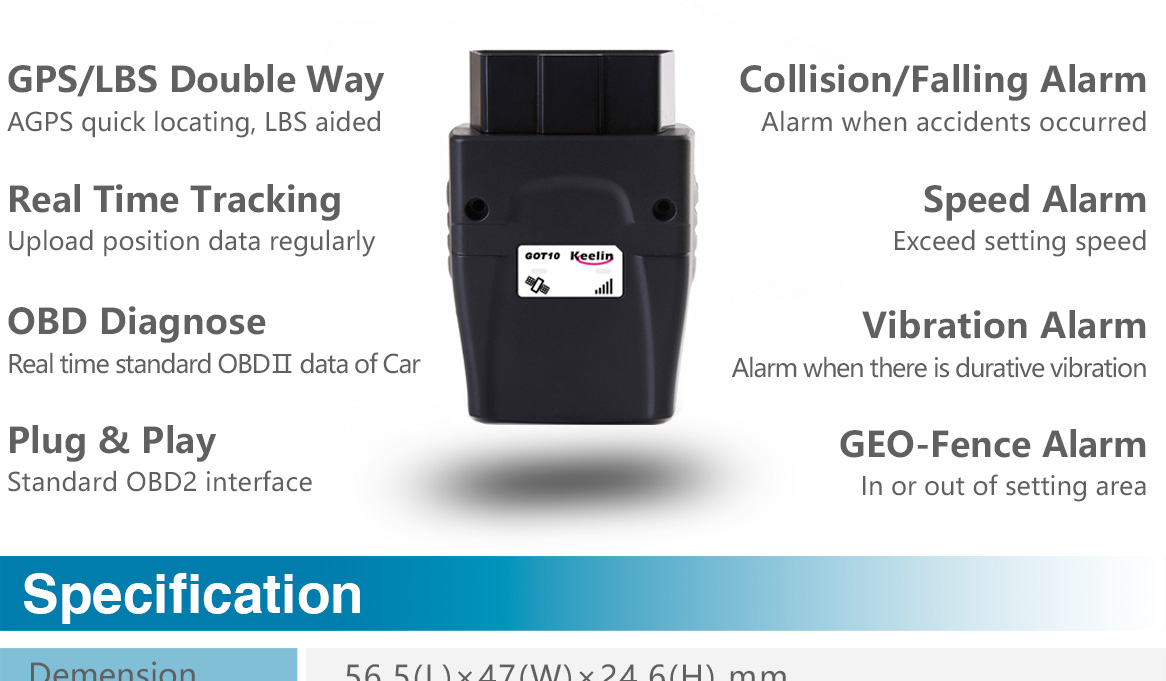 OBD Diagnose Tracker GOT10